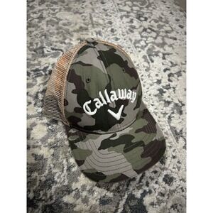 Callaway X2 Hot Camo Adjustable SnapBack Gold Hat